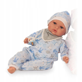 Španielska bábika - Španielska bábika Nines 6010 Tita s 45cm cumlíkom