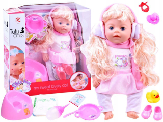 Dráha pre deti, stavebnica - Doll plač s slzami pitie kašu Pie Pijasia za1403