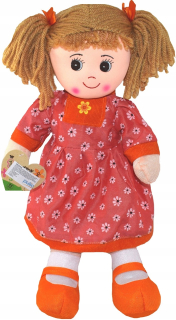 Bábika - RZMACian Doll Zuzia 50 cm - v bielych kvetoch