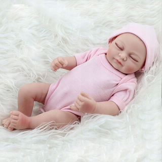 Bábika novorodenec - Dolls Reborn Baby Doll 10 Inch Silikónová dieťa