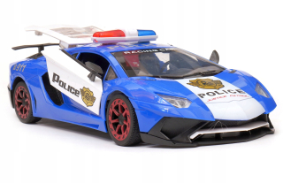 Auto na diaľkové ovládanie - Lamborghini otváranie dverí pilot policajné policajné auto