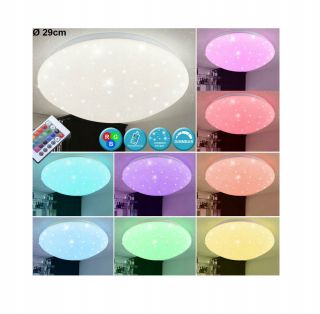 Luster do detskej izby - Svietidlo Plafond LED PILOT nastaviteľné PASTELOVÉ FARBY