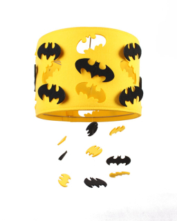 Luster do detskej izby - Cítil lampa Batman žltá s čiernym Batmanovi