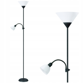 Stojaci stojaca lampa + pre čítanie 2v1 E27 + E14