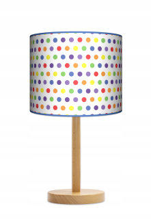 Nočná lampa do detskej izby - Lampa stojí veľké nočné bodky pre deti zasiahnuté
