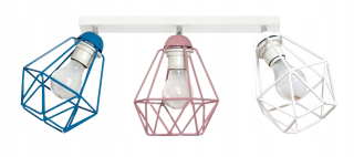 Luster do detskej izby - Stropné svietidlo / svietidlo diamond farba 3 zápästia