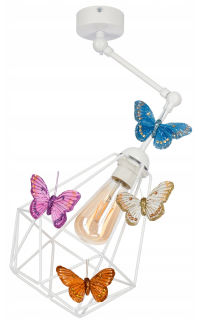 Luster do detskej izby - Stropné svietidlo butterfly 1 retro kĺbov