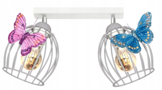 Luster do detskej izby - Stropné svietidlo Butterfly oval 2 na spoločnom farby