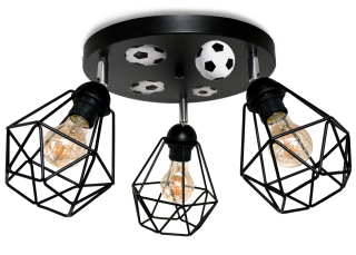 Luster do detskej izby - Stropné svietidlo Mundial 3 Diamond Drukiek môže LED