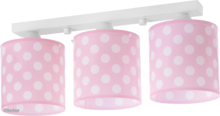 Luster do detskej izby - Stropné svietidlo Dots Pink Dots 3xe27