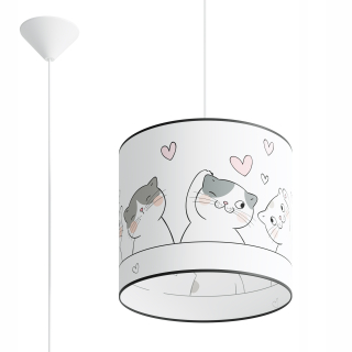 Luster do detskej izby - Závesné svietidlo Cat 30 mačka izbu LED dievčatá