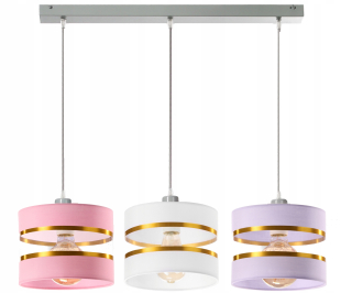 Luster do detskej izby - Závesná lampa pre deti. Farby. Pastels E27 LED