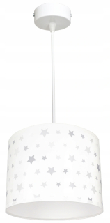 Luster do detskej izby - Závesné lampy biele hviezdy 1