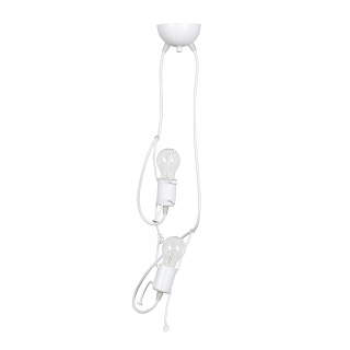 Luster do detskej izby - Závesná lampa Bobi 2 biela