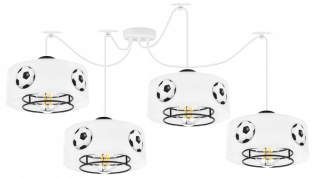 Luster do detskej izby - Závesná lampa Spider Mundial Spiro 4 po dobu médií