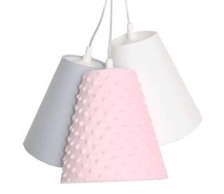 Luster do detskej izby - Pinki Minka 3 lampy 3 Champions pre deti Roses