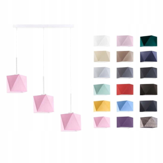 Luster do detskej izby - Závesná lampa Erica 3xe27 detské svietidlo