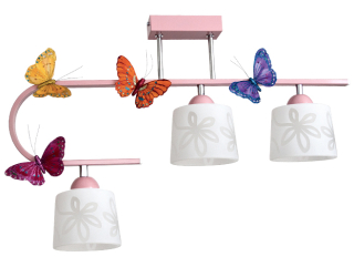 Luster do detskej izby - Závesná lampa pre dievčatko 3 + zadarmo