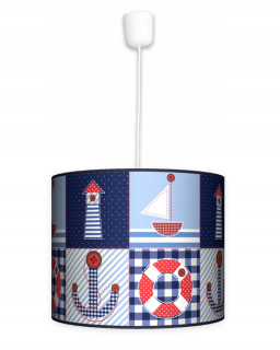 Luster do detskej izby - Závesné svietidlo Malú morskú Sailor pre deti