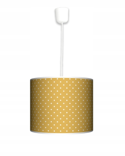 Luster do detskej izby - Malé mobilné lampy pre deti. Žlté bodky zasiahnuté