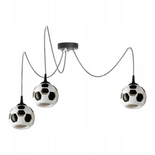 Luster do detskej izby - Lampex Mesi 651 / Z3 Detská futbalová lampa