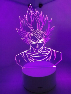 Nočná lampa do detskej izby - 3D LED Night Light Pilot Syn Goku