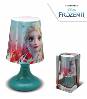 Nočná lampa do detskej izby - Disney lampa mrazená stôl KRAINA ICE LED NOC