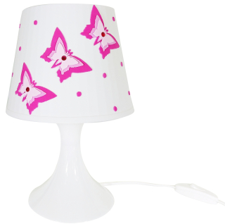 Nočná lampa do detskej izby - Nočná lampa pre deti Ružové motýle Prepravné 24h!