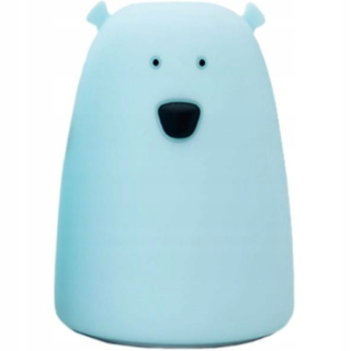 Nočná lampa do detskej izby - Silikónová svetlometu Big BIG BLUE RABBIT A PRIATELIA