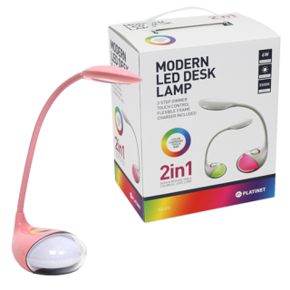 Stolová lampa do detskej izby - Osvetlenie stola nočné svetlo 2v1 LED 6W RGB 5500K