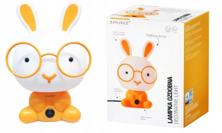 Nočná lampa do detskej izby - Dekoratívna lampa sladké králik nočná lampa