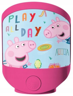 Nočná lampa do detskej izby - Nočná lampa batérie Peppa Peppa Pig 13cm