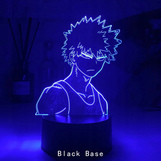 Nočná lampa do detskej izby - Nočná lampa 3D Anime My Hero Academia Bakugo DABI