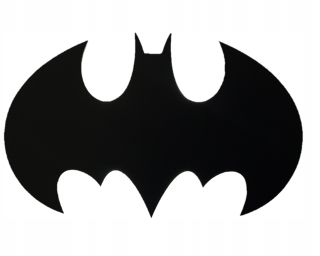 Nočná lampa do detskej izby - Batman nočná lampa LED na batérie