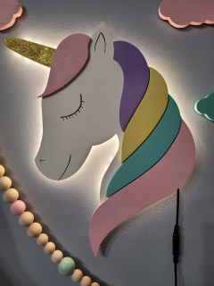 Nočná lampa do detskej izby - Nočná lampa Unicorn LED