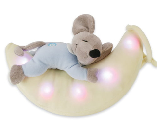 Nočná lampa do detskej izby - Nočná lampa Mouse-moon s melódiou zaspať