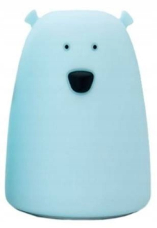 Nočná lampa do detskej izby - Nočná lampa Bear Modré Rabbit & Friends