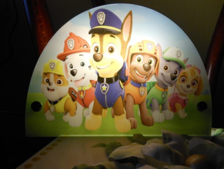 Nočná lampa do detskej izby - Pes nočná lampa Patrol New! vhodnosť