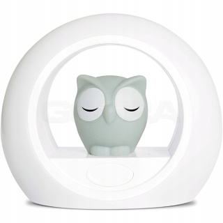 Nočná lampa do detskej izby - Nočná lampa Zaz Lou Owl so zvukovým senzorom