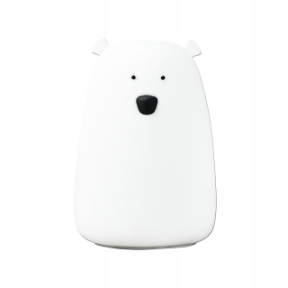 Nočná lampa do detskej izby - Nočná lampa Deti LED RGB Bear Battery White