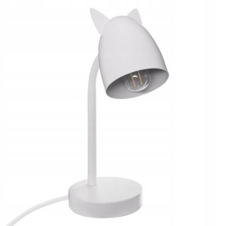Stolová lampa do detskej izby - Nočná lampa na stole pre dieťa. Biele ozdobený