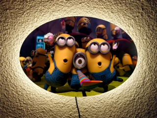 Nočná lampa do detskej izby - Nočná lampa na stenu alebo stôl prisluhovačov !!