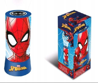 Nočná lampa do detskej izby - Nočná lampa stojaci Spiderman s Spidde projektorom