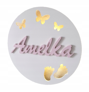Nočná lampa do detskej izby - Nočná lampa s názvom LED o batériách