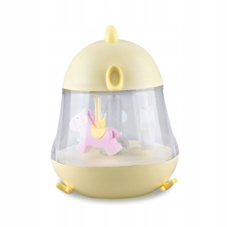 Nočná lampa do detskej izby - Nočná lampa s kolotoči a žltom poli