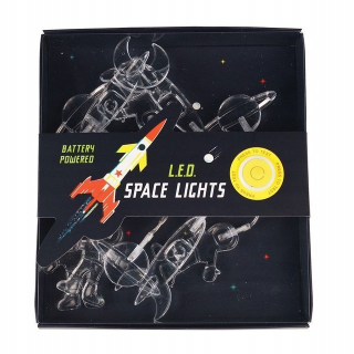 Nočná lampa do detskej izby - Reťaz LED Space Travel LED Rex London
