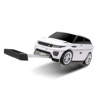 Detský kufor - Land Rover - Range Rover - White Suitcase Car