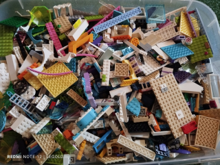Lego MIX LEGO Friends 1 kg kociek plus 2 originálne figúrky Lego priateľov