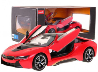 Auto na diaľkové ovládanie - Licencovaný BMW i8 RAstar meradle 1:14 červený