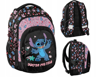 Viackomorový školský batoh Lilo a Stitch Paso, viacfarebný, 19 rokov